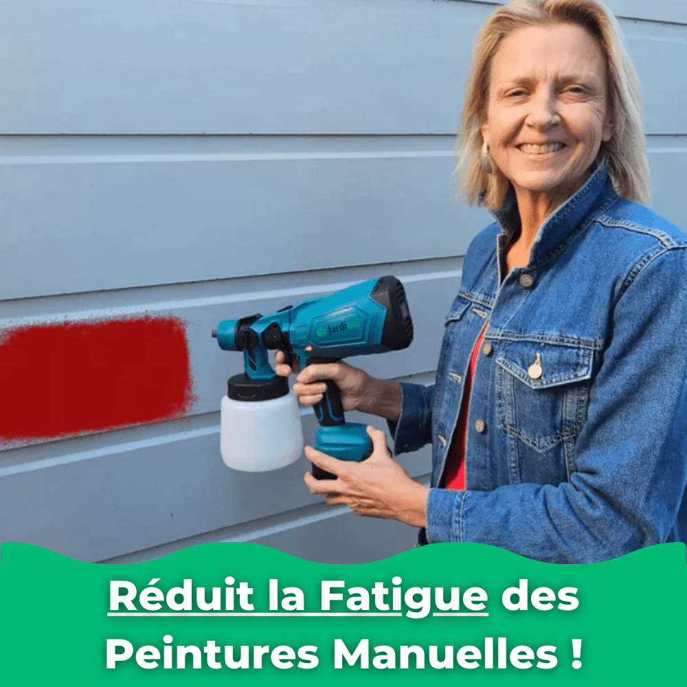 Pistolet à Peinture Portatif (+Batterie Offerte)